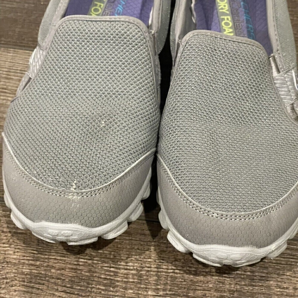 SKECHERS FLEX LITE Womens Size 8 Gray Air Cooled Memory Foam Comfort Shoe - Picture 9 of 9